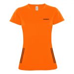 Camiseta Mujer Breath Lhines Naranja