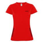 Camiseta Mujer Breath Lhines Rojo